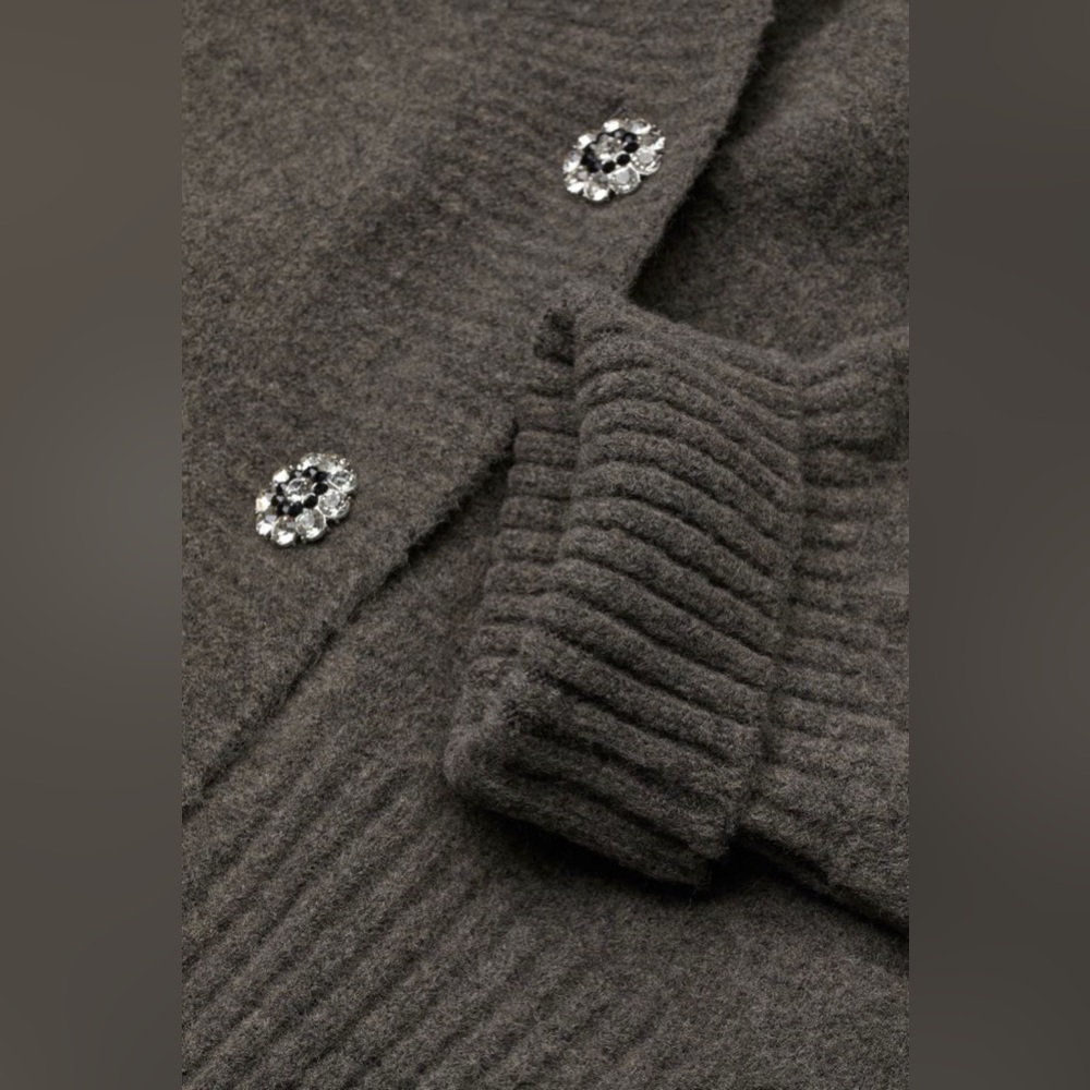 H&M Rhinestone Button Cardigan - Picture 2 of 2